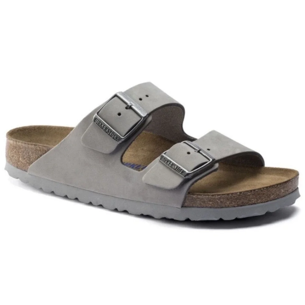 Birkenstock Arizona Sandals Mens 43 10 Tobacco Brown Oiled Leather Slide